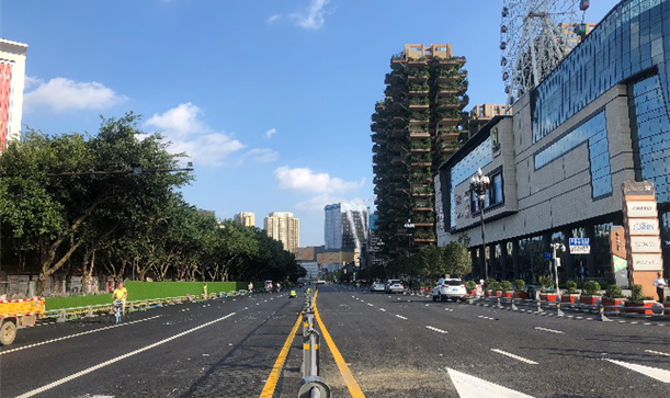 18天，金光路通了！