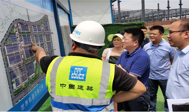 AG旗舰厅官方网站集团董事长张启明到四川成都航空产业园项目调研